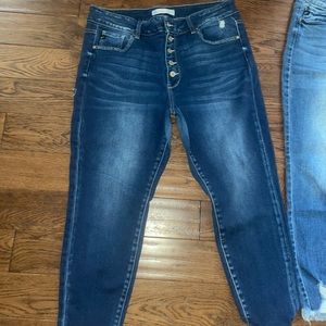 Women’s kancan size 16 ankle button fly